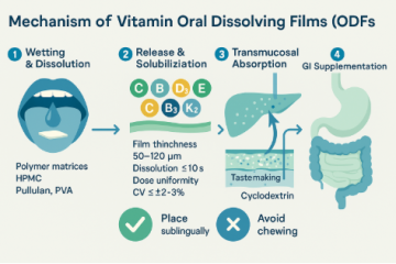 Mechanism of Vitamin Oral Dissolving Films